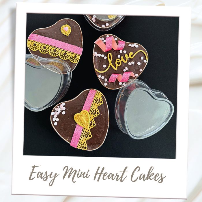 Shop By Treat Type - Cakes - Mini Heart Cakes