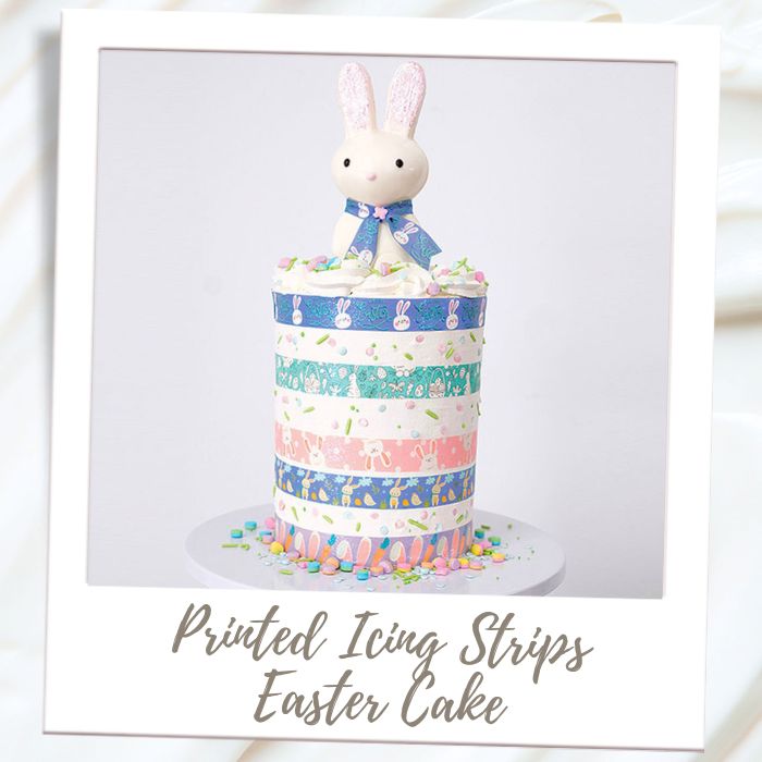 Shop By Treat Type - Cakes - Printed Icing Strips Cake