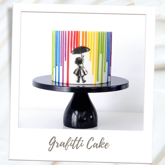Shop By Treat Type - Cakes - Rainbow Umbrella Girl