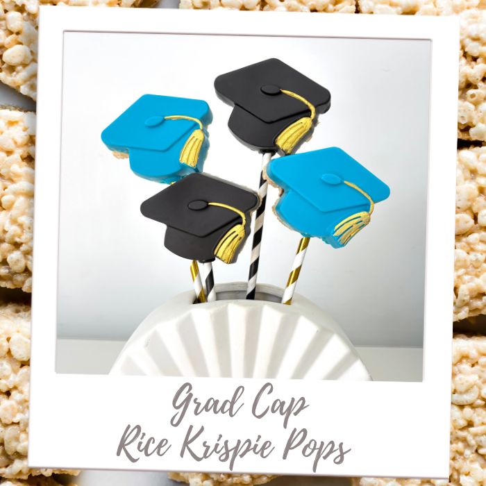 Shop By Treat Type - Rice Krispie Treats - Grad Cap Rice Krispie Pops