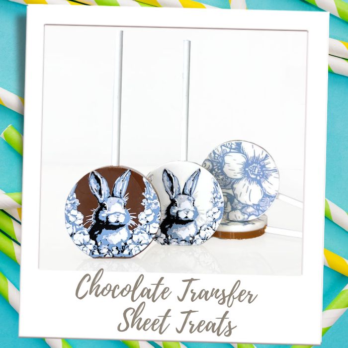 Shop By Treat Type - Treats On a Stick - Chocolate Transfer Sheet Treats