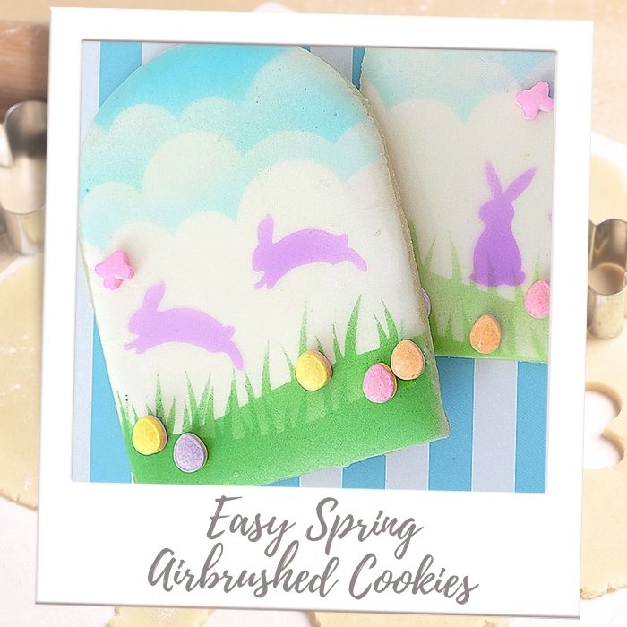 Shop by Treat - All Cookies -Airbrushed Clouds & Grass Cookies
