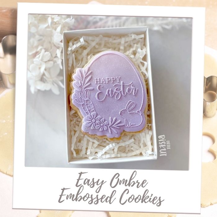 Shop by Treat - All Cookies -Easy Ombre Embossed Happy Easter Cookies
