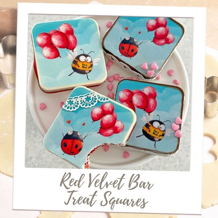 Shop by Treat - All Cookies -Red Velvet Valentine's Squares