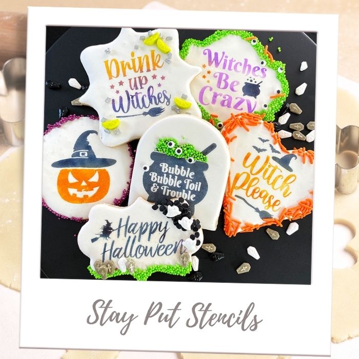 Shop by Treat - All Cookies -Stay Put Halloween Stencils
