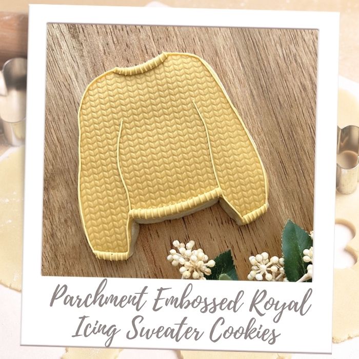 Shop by Treat - All Cookies - Parchment Embossed Sweater Cookies