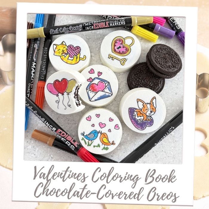 Shop by Treat - All Cookies - Valentine's Coloring Book Cookies