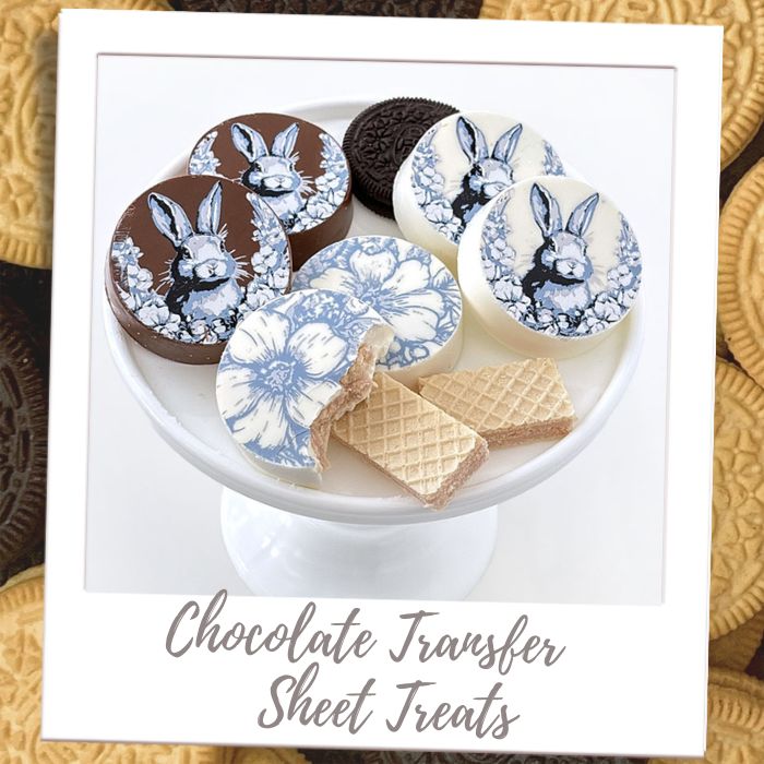 Shop by Treat - Chocolate Covered Cookies - Chocolate Transfer Sheet Treats