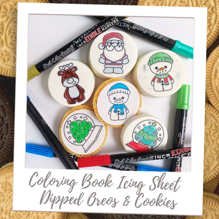 Shop by Treat - Chocolate Covered Cookies - Christmas Coloring Book Chocolate Covered Oreos