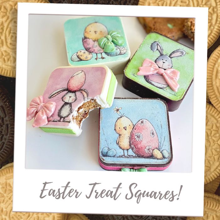 Shop by Treat - Chocolate Covered Cookies - Easter Treat Squares
