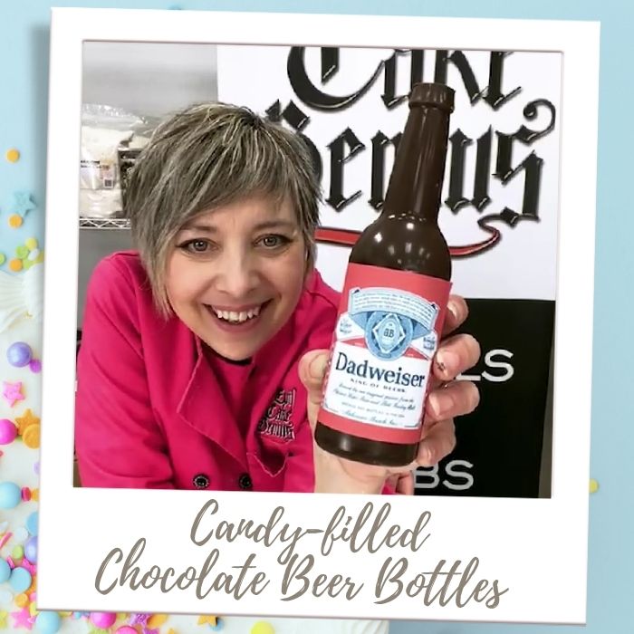 Shop by Treat - Edible Cake Toppers - Candy Filled Chocolate Beer Bottles