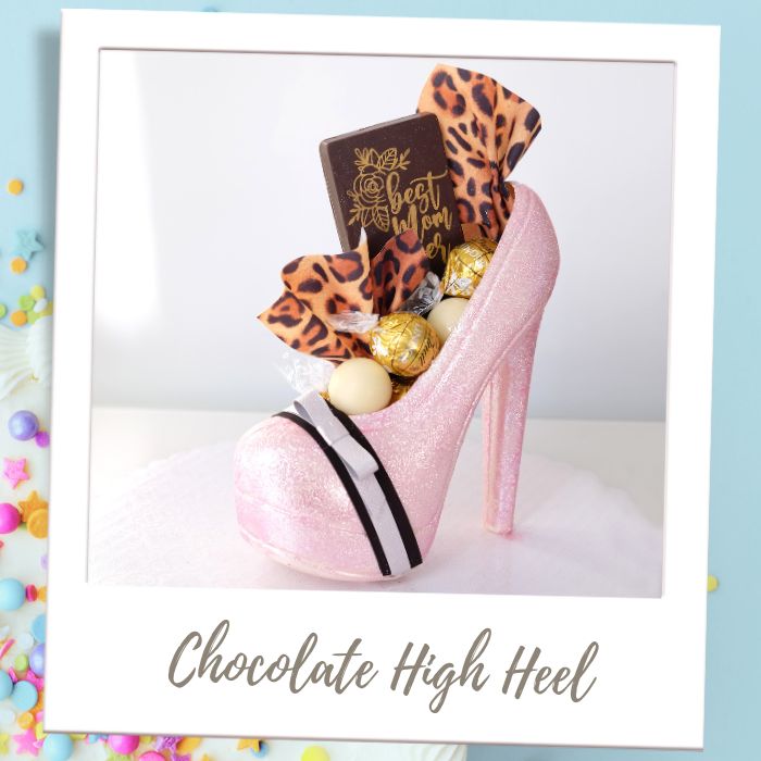 Shop by Treat - Edible Cake Toppers - Chocolate High Heel Bridal Shower