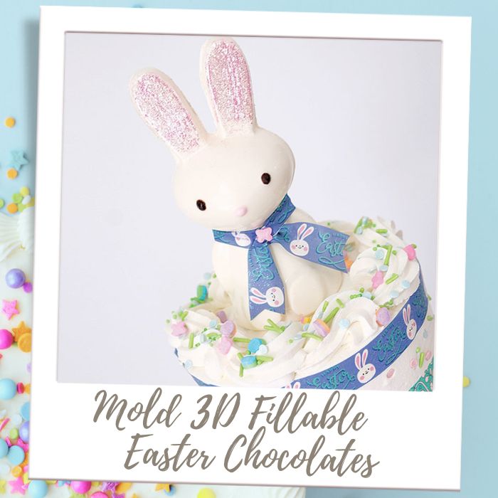 Shop by Treat - Edible Cake Toppers - Fillable Chocolate Bunny