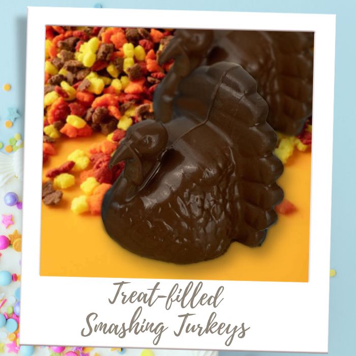 Shop by Treat - Edible Cake Toppers - Treat Filled Hollow Turkeys