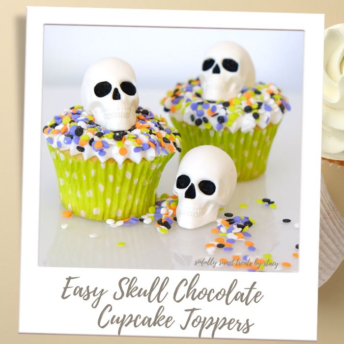 Shop by Treat Type - Cupcakes - Skull Cupcake Toppers