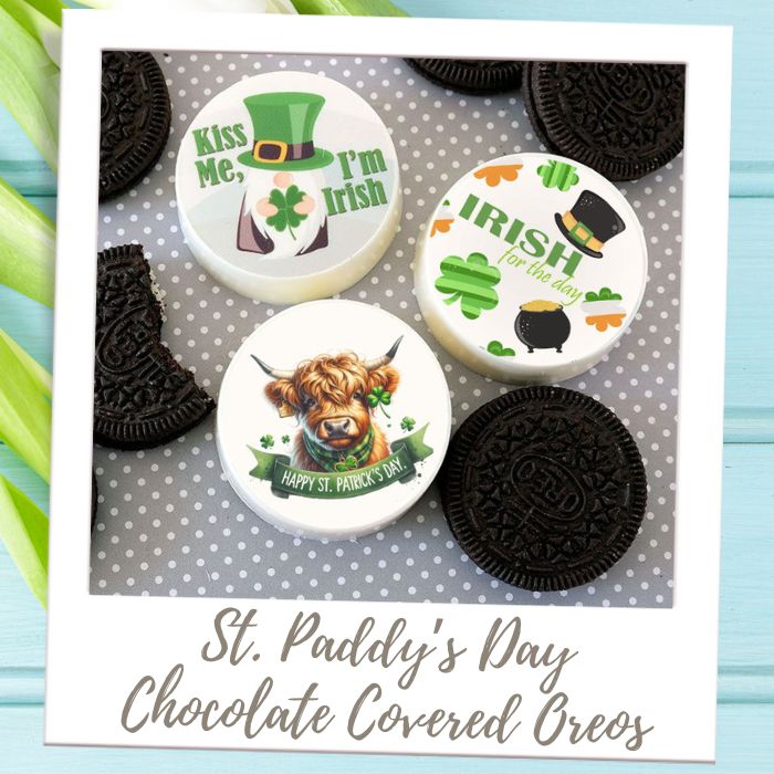 St. Paddy's Day Chocolate Covered Oreos
