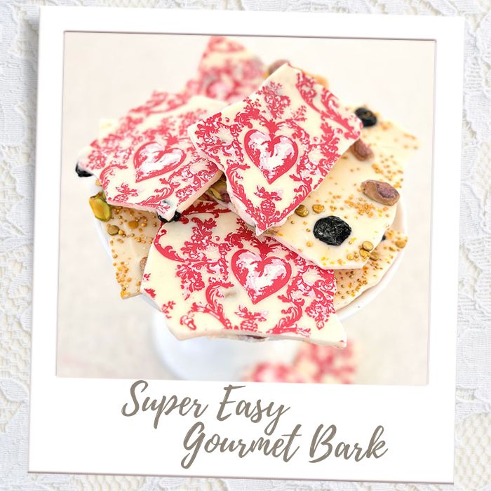 Super Easy Gourmet Bark Hearts Wedding