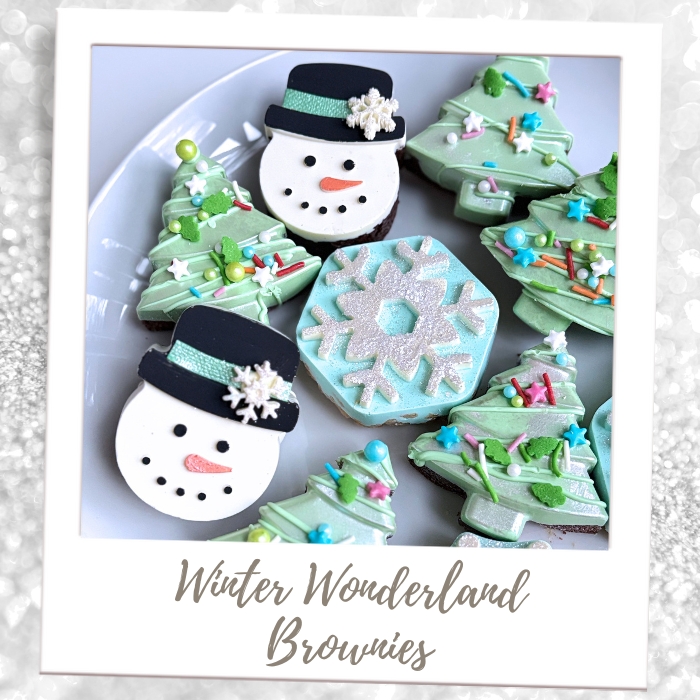 Let's Make Christmas Tree Brownies