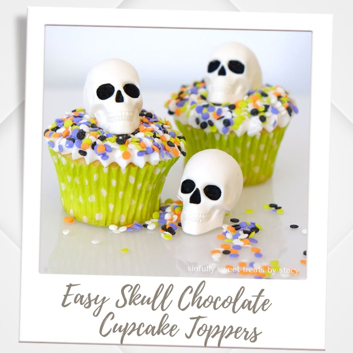 Skull Cupcake Toppers